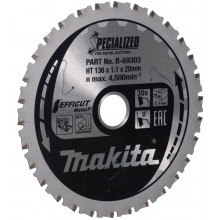 Makita B-69303 TCT Efficut körfűrészlap, 136x20mm 30Z= old B-60303