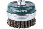 Makita D-29290 fazék drótkefe sodrott, erősített 100mm