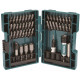 Makita D-73461 Bit és dugókulcskészlet, 47 db