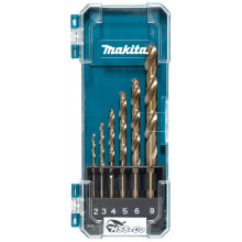 Makita D-75758 HSS-Co Fémfúrószár készlet, hengeres befogás, 6 db