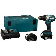 Makita DDF489RTJ Akkus szénkefementes fúró-csavarbehajtó Li-ion LXT (18V/2x5,0 Ah) Makpac