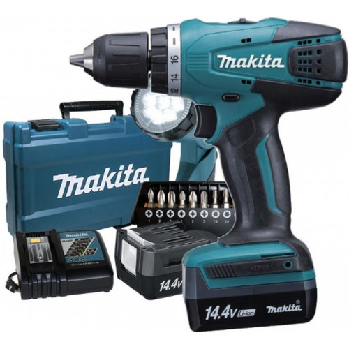 Makita DF347DWLX1 akkus fúró-csavarbehajtó Li-ion 14,4V/1,5Ah