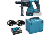 Makita DHR243RTJ Akkus fúró-vésőkalapács SDS-Plus Li-ion LXT (18V/2x5,0Ah) Makpac