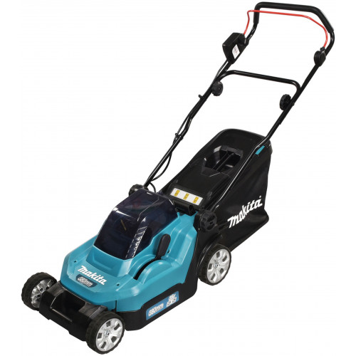 Makita DLM382Z akkus fűnyíró 380 mm Li-ion 2x18 akku és töltő nélkül