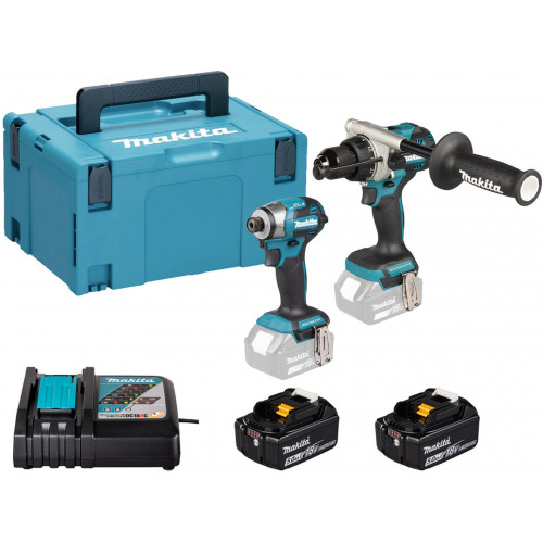 Makita DLX2549TJ Akkus szett DHP492+DTD173 Li-ion LXT 18V/5,0Ah Makita DLX2549TJ Akkus szett DHP492+DTD173 Li-ion LXT 18V/5,0Ah