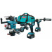 Makita DLX4155TX1 Akkus gépszett DGA504Z+DDF486Z+DTD153Z+DHR243Z (18V/2x5,0Ah) Táska