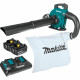 Makita DUB363PT2V Akkus légseprű Li-ion LXT 2x5,0Ah 18V
