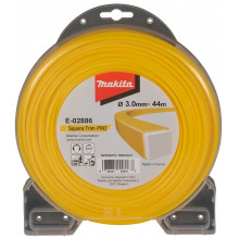 Makita E-02886 Szögletes damil 3,0mm x 44m, sárga