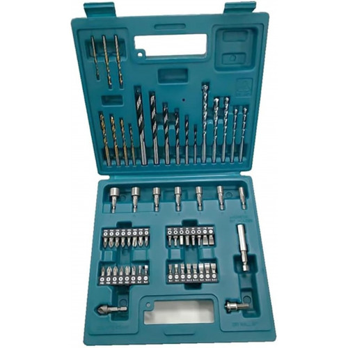 Makita E-11829 Fúrószár és bitfej készlet kofferben 60db