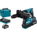 Makita HR002GU202 SDS-PLUS fúró-vésőkalapács AWS Li-ion XGT 40V/4,0Ah, Makpac