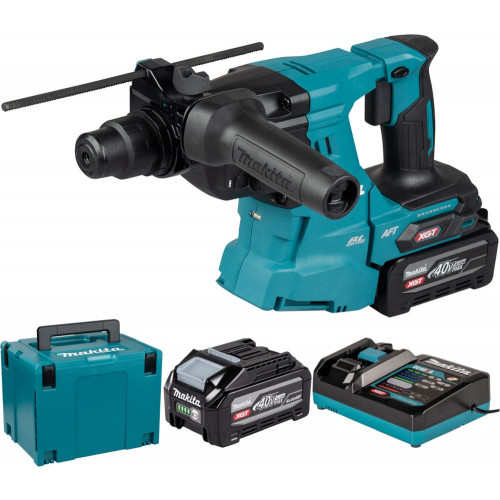 Makita HR011GU201 SDS-PLUS fúró-vésőkalapács AWS XGT (2×4,0 Ah/40V), Makpac Makita HR011GU201 SDS-PLUS fúró-vésőkalapács AWS XGT (2×4,0 Ah/40V), Makpac