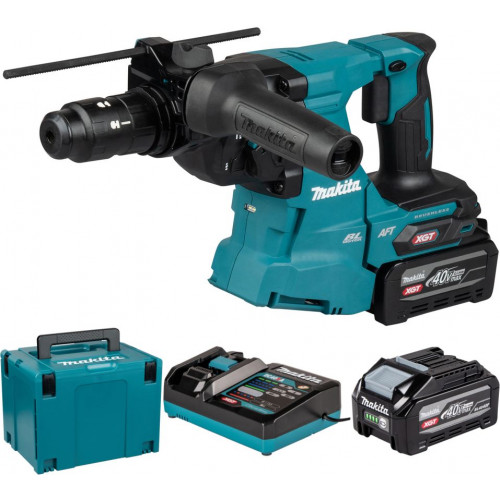 Makita HR012GU201 SDS-PLUS fúró-vésőkalapács AWS XGT (2×4,0 Ah/40V), Makpac Makita HR012GU201 SDS-PLUS fúró-vésőkalapács AWS XGT (2×4,0 Ah/40V), Makpac