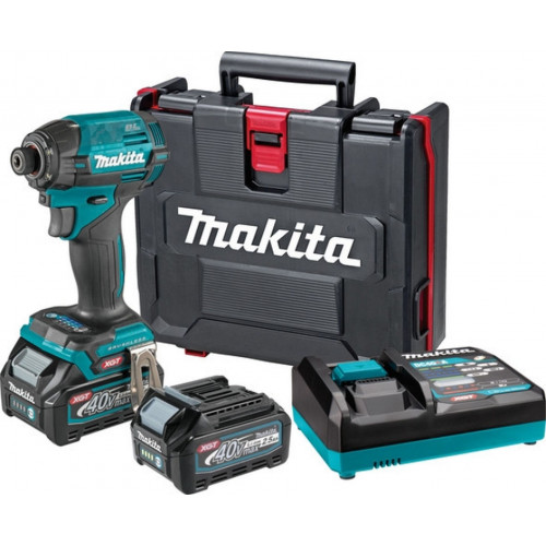 Makita TD002GD202 Akkus ütvecsavarbehajtó 1/4" Li-ion XGT (220Nm/40V/2x2,5Ah) koffer