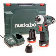 Metabo PowerMaxx BS Basic Akkus fúrócsavarozó (12V/2x2,0Ah) koffer 600984500
