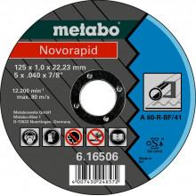 Metabo Novorapid Vágókorong, acél, 125x1,0x22,23mm TF 41 616506000