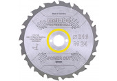 Metabo Precision Cut Wood Professional Körfűrészlap (216x30mm/Z24/WZ/5°) 628009000