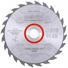 Metabo Precision Cut Wood Professional Körfűrészlap (216x30mm/Z48/WZ/-5°) 628041000