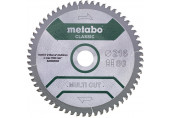 Metabo fűrészlap "Multi Cut Classic" 216x30 Z60 FZ/TZ 5°NEG /B 628655000