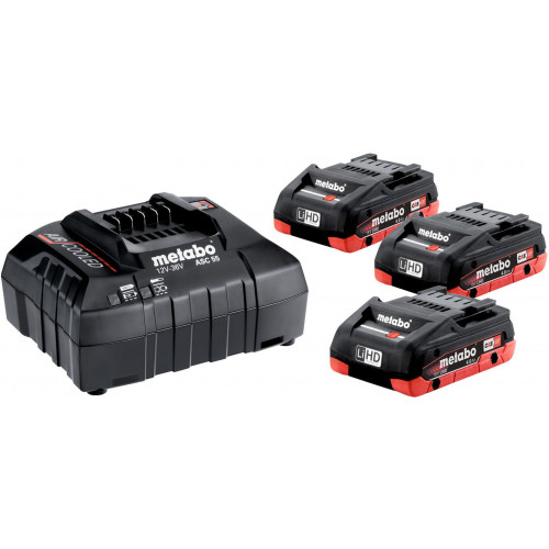 Metabo Set de base 3 x LiHD 18V/4,0 Ah 685132000 Metabo Set de base 3 x LiHD 18V/4,0 Ah 685132000