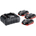 Metabo Set de base 3 x LiHD 18V/4,0 Ah 685132000