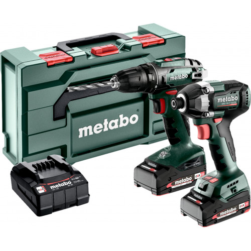Metabo Combo Set 2.8.1 ( SSD 18 LT 200 BL + BS18 +18V/2x2,0Ah +SC 36) Metabox 685193000