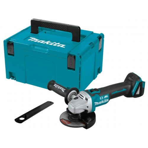 Makita DGA506ZJ Akkus sarokcsiszoló 125 mm Li-ion LXT 18V, akku és töltő nélkül, Makpac