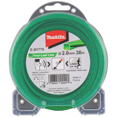 Makita E-01775 négylevelű damil, zöld, 2.0mm 30m