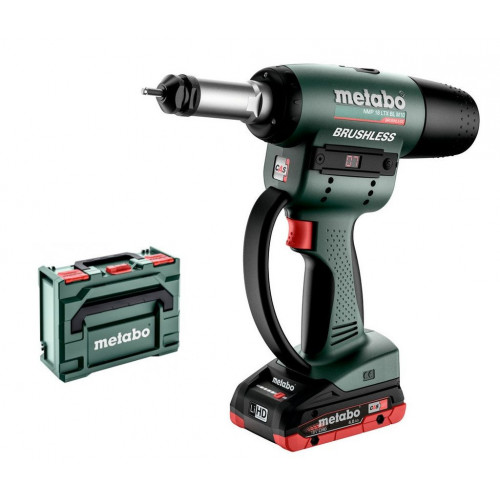 Metabo NMP 18 LTX BL M10 Akkus popszegecshúzó (18V/2x4,0Ah) MetaBOX 601788800