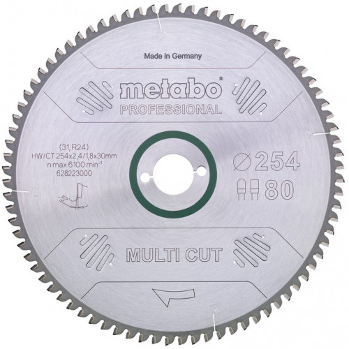 Metabo Multi cut - professional Fűrészlap 254X30, 628223000