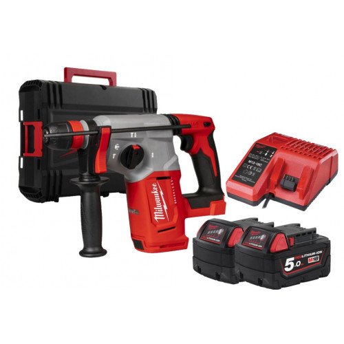 Milwaukee M18 BLHX-502X Akkus fúrókalapács SDS-Plus 2x5.0 Ah, HD Koffer 4933478892