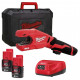Milwaukee M12 PCSS-202C Akkus csővágó rozsdamentes acélhoz 2x2.0 Ah, Koffer 4933479242