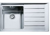 Franke Neptun NPX 611/2 Rozsdamentes mosogató, 860 x 510 mm 101.0068.368