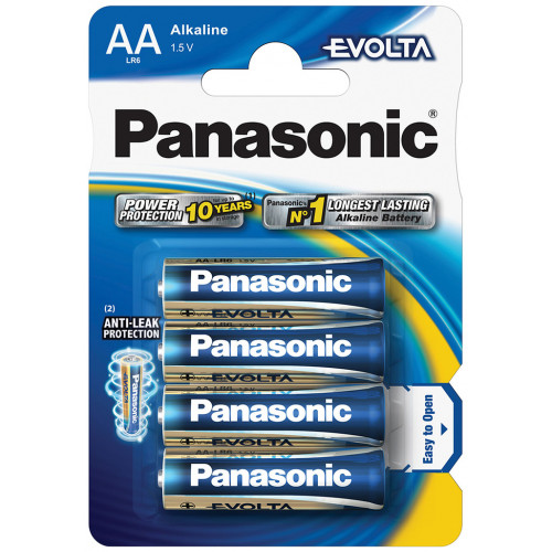 PANASONIC LR6 4BP AA Evolta alkáli ceruzaelem, 4 db 35049252