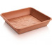 PLASTKON Quattro virágcserép alátét, 16,5 cm, terrakotta 4111655002