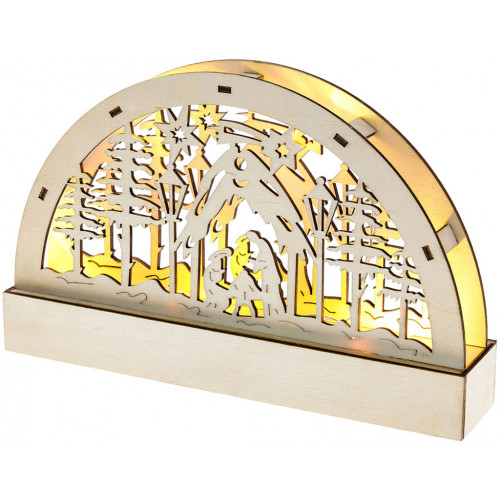 RETLUX RXL 304 karácsonyi fa dekoráció, jászol, meleg fehér, 5 LED 50003544