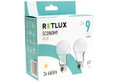 RETLUX REL 20 LED A60 2x9W E27 izzó 50003831