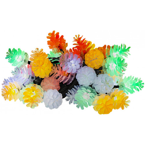 RETLUX RXL 370 tobozos fényfüzér, színes, 80 LED 50004432