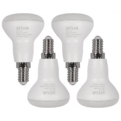 RETLUX REL 29 LED R50 4x6W E14 WW 50004524 RETLUX REL 29 LED R50 4x6W E14 WW 50004524