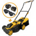 Riwall PRO RALM 3820 SET Akkus fűnyíró 2 az 1-ben 40V (2x20V/2x4,0Ah) AM18E2001003B