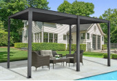 Riwall PRO RMBP 13 x 10 Anthracite – bioklimatikus pergola (4 x 3) BP-QR43