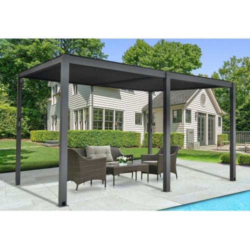Riwall PRO RMBP 13 x 10 Anthracite – bioklimatikus pergola (4 x 3) BP-QR43