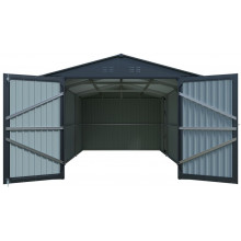 Riwall PRO RMCG 20x10 Anthracite - garázs 6 x 3 m nyeregtetővel, antracit színű CG-K2010