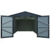 Riwall PRO RMCG 20x10 Anthracite - garázs 6 x 3 m nyeregtetővel, antracit színű CG-K2010