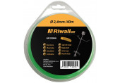 Riwall PRO damil 2, 4 mm, hossz 40m, szögletes - RACC00046