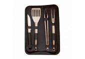 Riwall PRO RBBQ 4B SET 4-részes prémium grillkészlet, rozsdamentes acél RACC00131