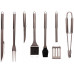 Riwall PRO RBBQ 7S SET 7-részes rozsdamentes acél grillkészlet kofferben RACC00133
