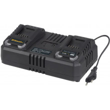 Riwall PRO RAC 420 TWIN dupla gyorstöltő 20 V ( 4,5 A ) RACC00141