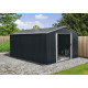 Riwall PRO RMSA 12x10 Anthracite Fém kerti ház 3 x 3,7 m SD-X1210-H170C-A