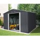 Riwall RMSA 8x10 Antharcite Fém kerti ház 3 x 2,4 m SD-X0810-H170C-A