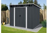 Riwall PRO RMSP 9x8 Anthracite LUX - fém kerti ház 2,4 x 2,8 m T-PS0908-A